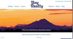 Desktop Screenshot of bayrealtyalaska.com